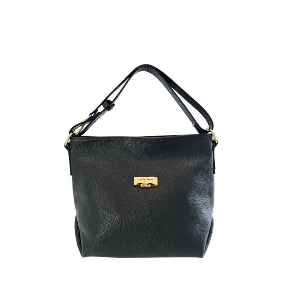 Baldinini Trend Black Leather Women Shoulder Women's Bag